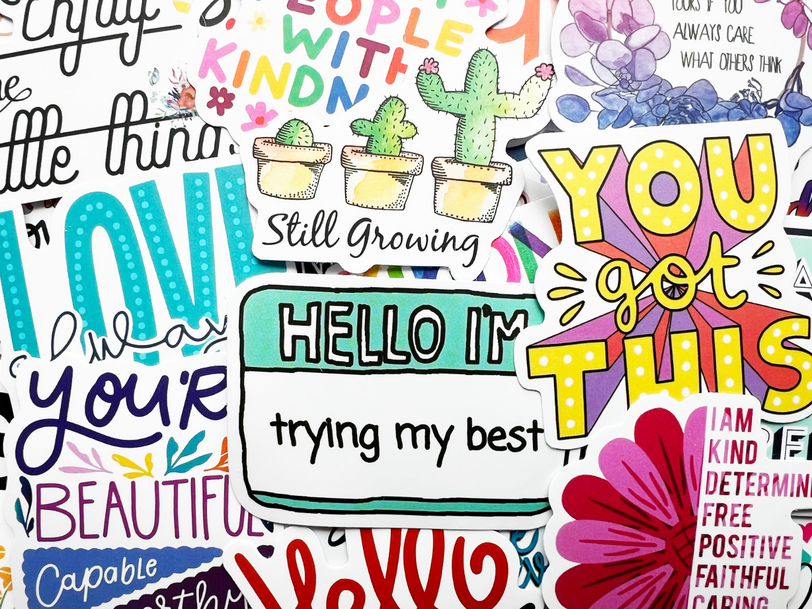 S Motivation & Affirmation Pack Laptop Decals