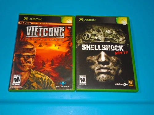 Xbox CIB Complete Lot Vietcong: Purple Haze & Shellshock: Nam '67