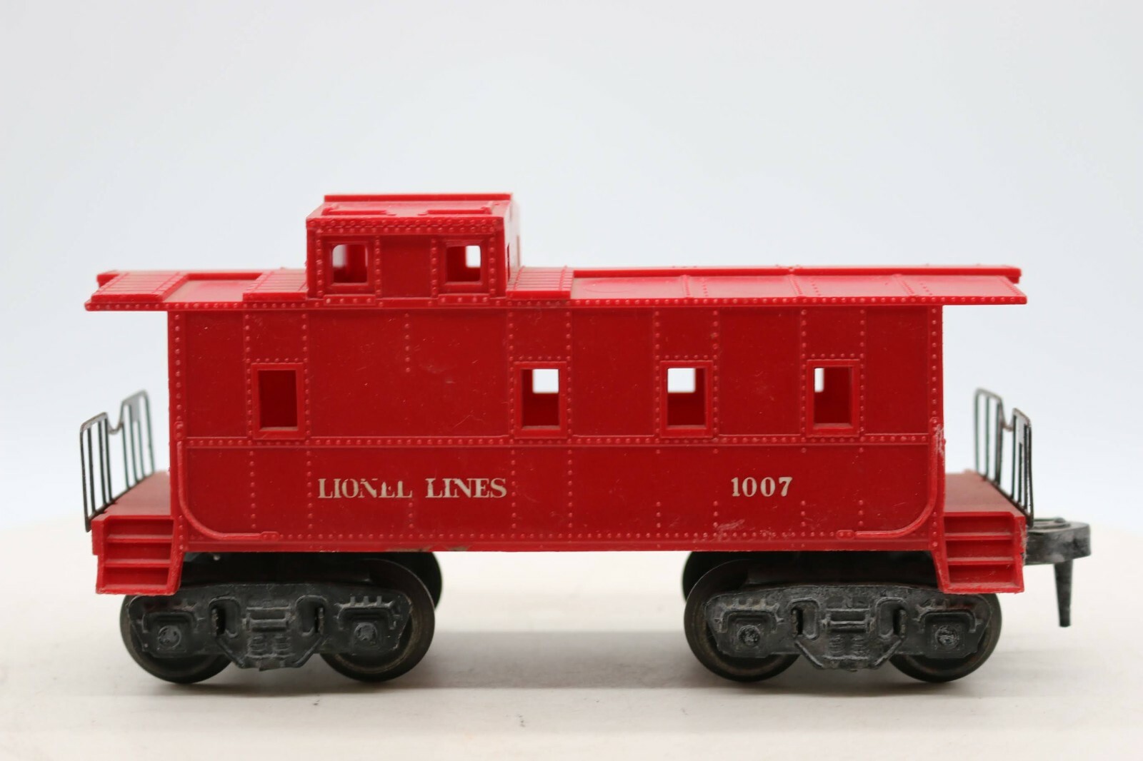 Vintage Lionel Lines 1007 Red Caboose O Gauge 1:48 Scale Model Train