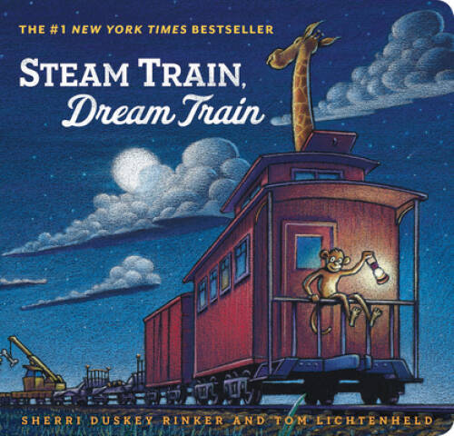 Steam Train Dream Train Board Book by Sherri Duskey Rinker in Good Condition-image