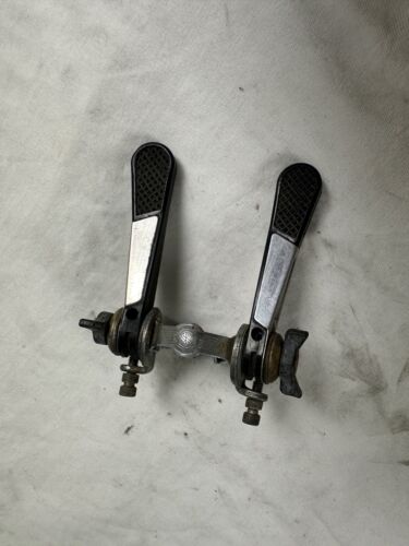 Vintage Simplex Prestige Downtube Shifter Levers Friction France 28.6 Clamp-on
