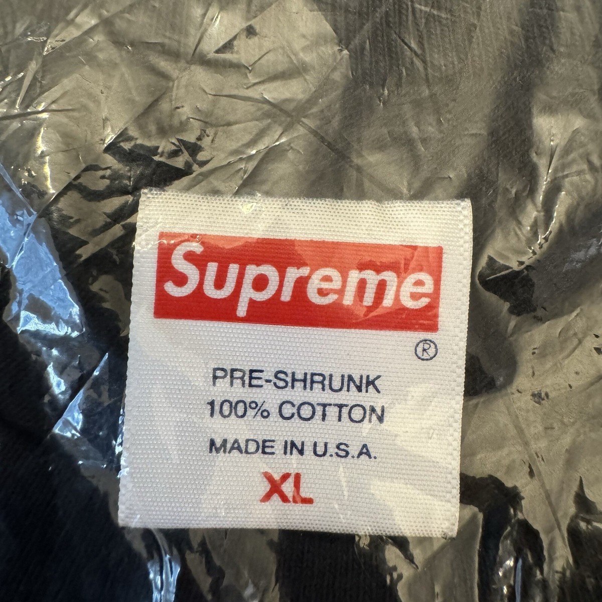 Supreme Aeon Flux L/S Tee Size XL Black 100% Authentic New Factory