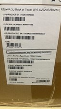 NEW 7DD5A007WW 7DD5CTO3WW LENOVO RT5kVA 3U Rack or Tower UPS-G2 200-240VAC 