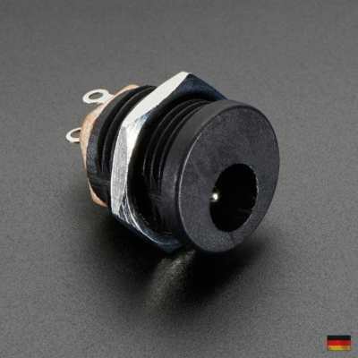 DC Einbaubuchse Stecker 2.1mm - Netzgerät Buchse für Gehäuse Box Panel Mount
