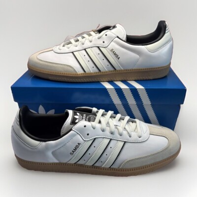 NEW Adidas Originals Samba OG Off White Core Black ID1480 Mens Shoes Size 7