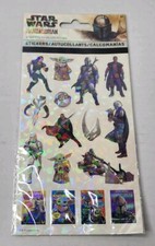 Star Wars The Mandalorian - 4 Character  Symbol Sticker Sheets - Sandylion