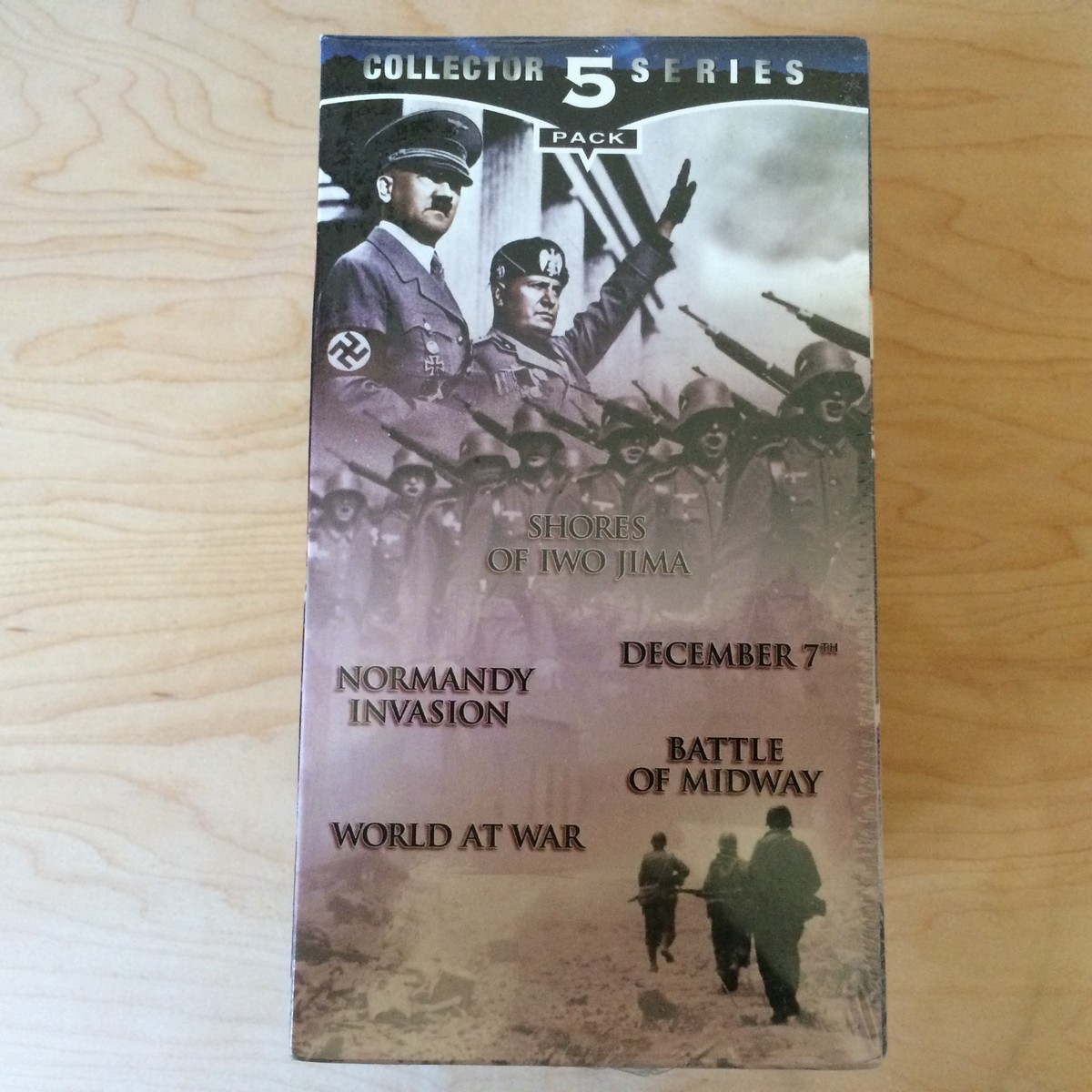 World War II Greatest Battles Box Set of 5 VHS Tapes Collector World War II Greatest Battles Box Set of 5 VHS Tapes Collector