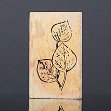 Creative Impressions Leaves Trio Rubber Stamp Plant Trees Garden Nature Outdoors
