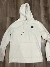 Under Armour Men's Hooded Pullover, UA Logo Athletic Sweatshirt Large