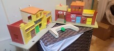 1973 Vintage Fisher Price Little People Village Main Street Town