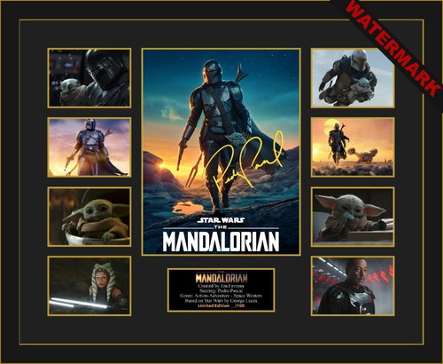 THE MANDALORIAN PEDRO PASCAL LIMITED EDITION OF 100 ONLY SIGNED MEMORABILIA - Picture 3 of 6