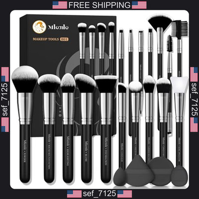 Makeup Brushes Set, Mlemle Professional 25 Pcs Makeup Kit, Include Foundation