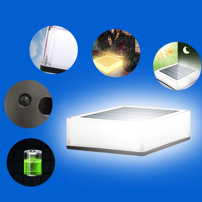 Post Light High Brightness Waterproof Safe Stable Solar Post Lamp For