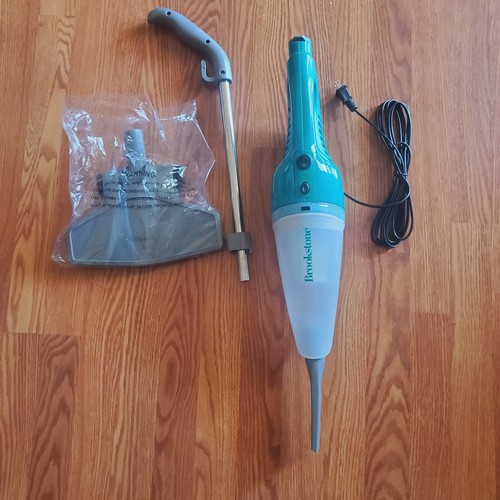 Brookstone 2 in 1 Lightweight Stick Vacuum Hepa Filter Bagless Handheld NEW