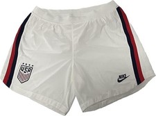 Size M- Nike Women's Vaporknit USWNT Soccer Shorts, White.