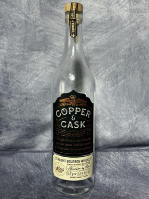 Copper & Cask Limited Release Bourbon Whiskey Decorative Decanter Bottle