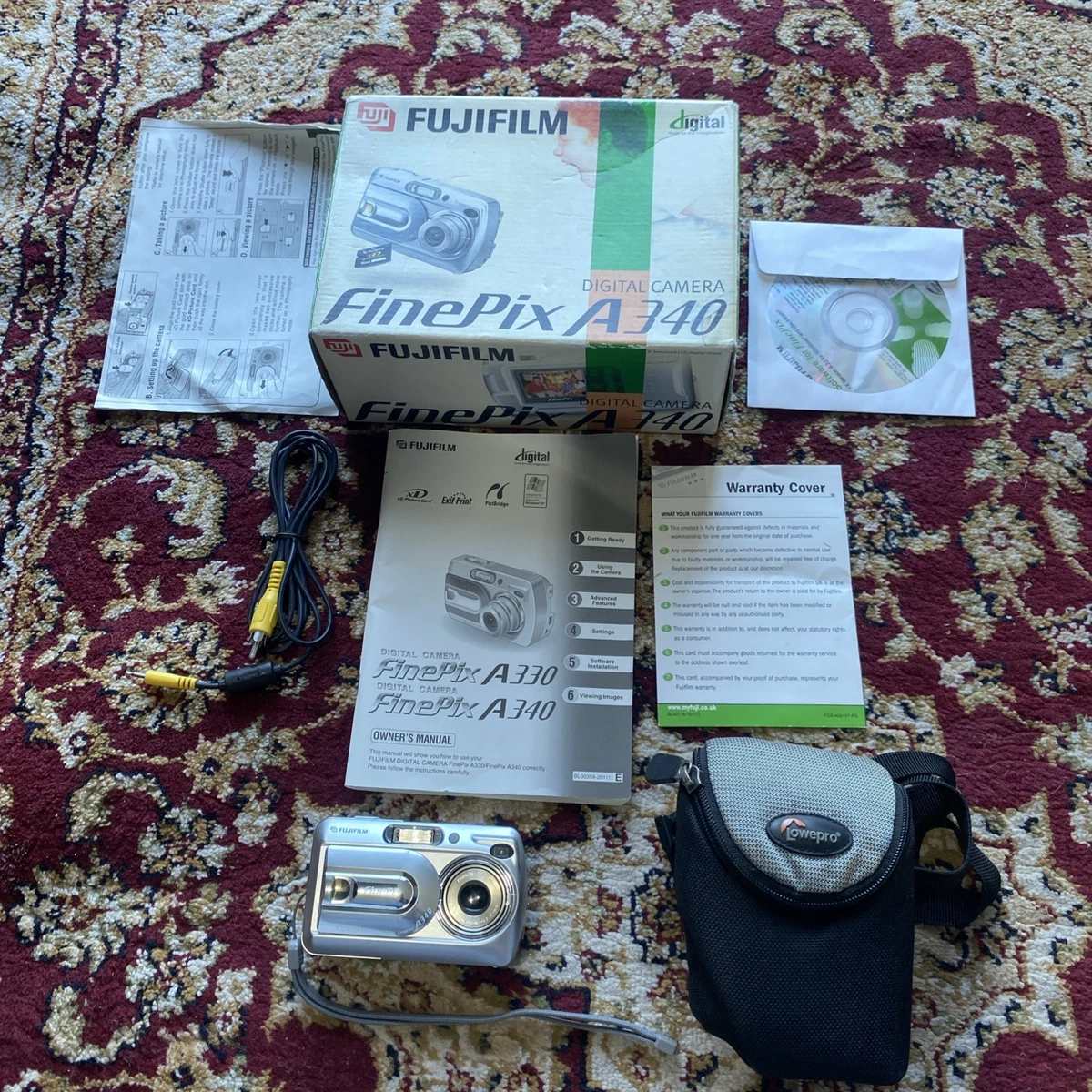 【動作確認済】FUJIFILM FinePix A340 箱付 付属品完備 Fujifilm FinePix A340 Digital Cameras for Sale - Shop New & Used