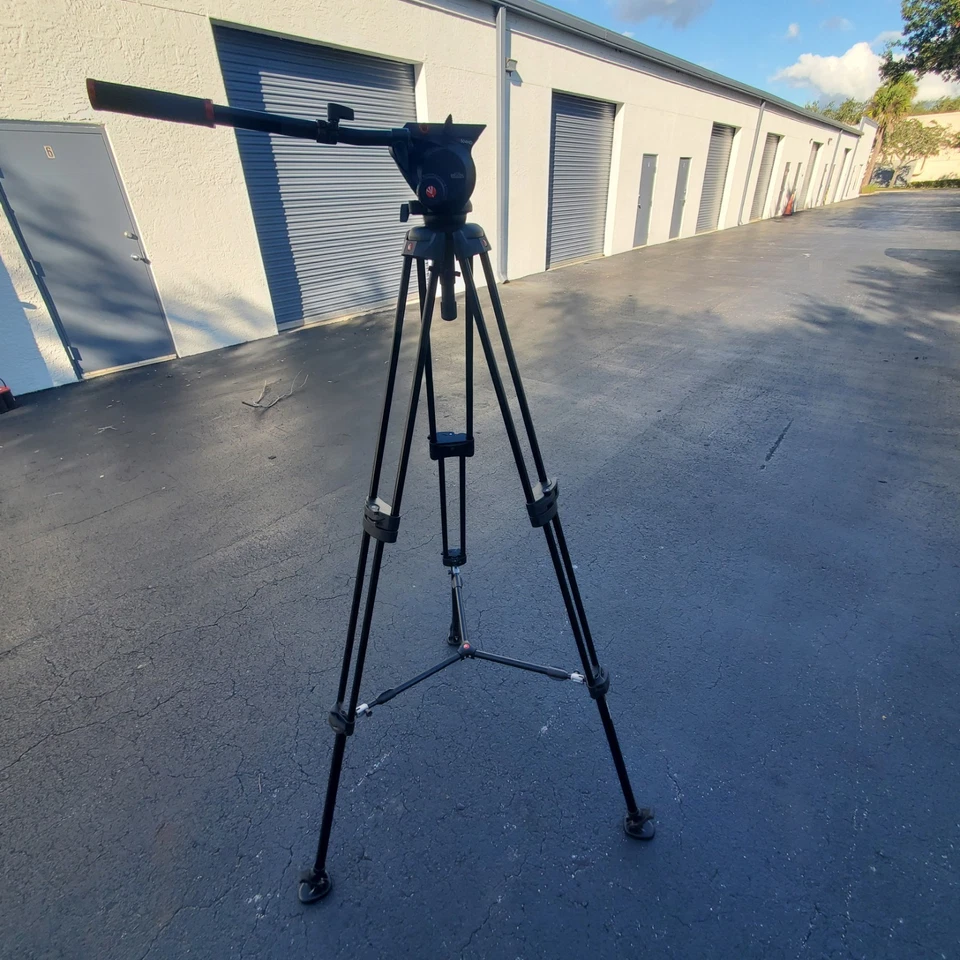Manfrotto 504HD Head & 546B Professional Tripod Bundle Photography READ DESCRIPT - Image 2 of 4