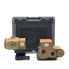 558 G43 Magnifier QD Side EXPS3-2 Holographic Red Green Dot Sight Reflex Tan