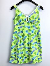 VTG Lilly Pulitzer 2P Dress Too Jays Tropical Toucan Bird Keyhole Sleeveless
