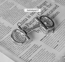 Unisex Salvatore Ferragamo Alloy Belt Buckle for 3.5cm leather strap - Silver