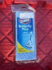 NEW Clorox Butterfly Mop Refill Easy Push Button Replacement DISCONTINUED Sealed