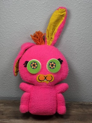 Vintage Mattel 1966 Googlies Psychedelic Squeak Spinning Eyes Bunny Rabbit Doll