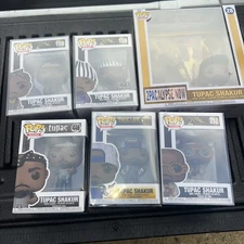 Funko Pop! Rocks 2PAC Tupac Shakur #158 Vaulted + 5 others mint & unused