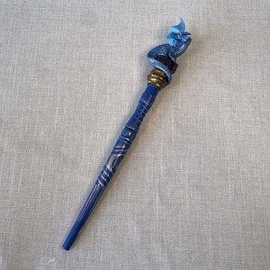 Magiquest Great Wolf Lodge Blue Dragon Wand Topper