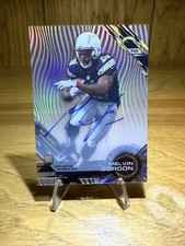 2015 Topps High Tek On-Card Auto #95 Melvin Gordon Wisconsin Chargers Rookie RC. rookie card picture