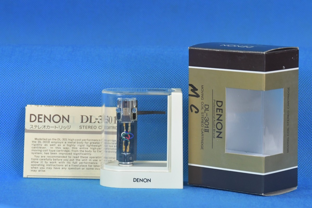Denon DL-301II Moving Coil Cartridge W/ PCL-6 Headshell In