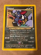 Sneasel 24/64 Neo Revelation Pokemon Card 2000 WOTC Rare Non-Holo