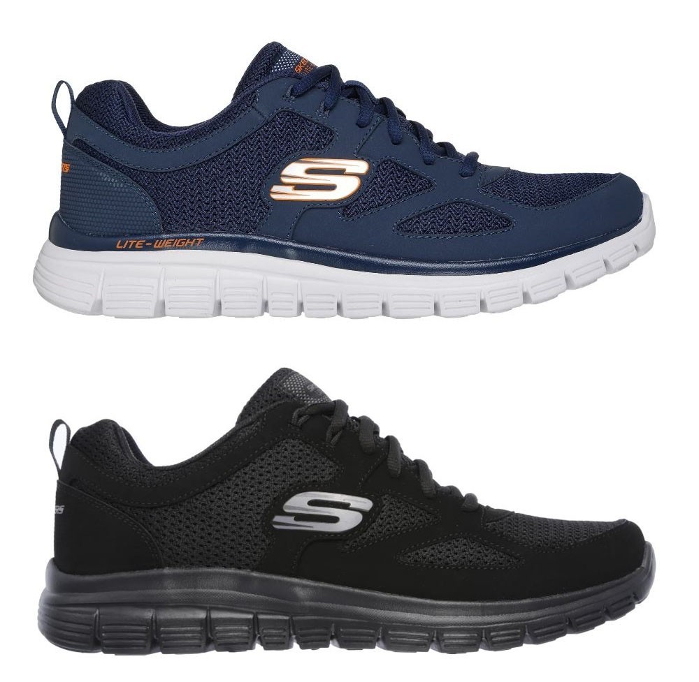 SKECHERS BURNS AGOURA MEMORY FOAM 52635 scarpe uomo sportive sneakers casual