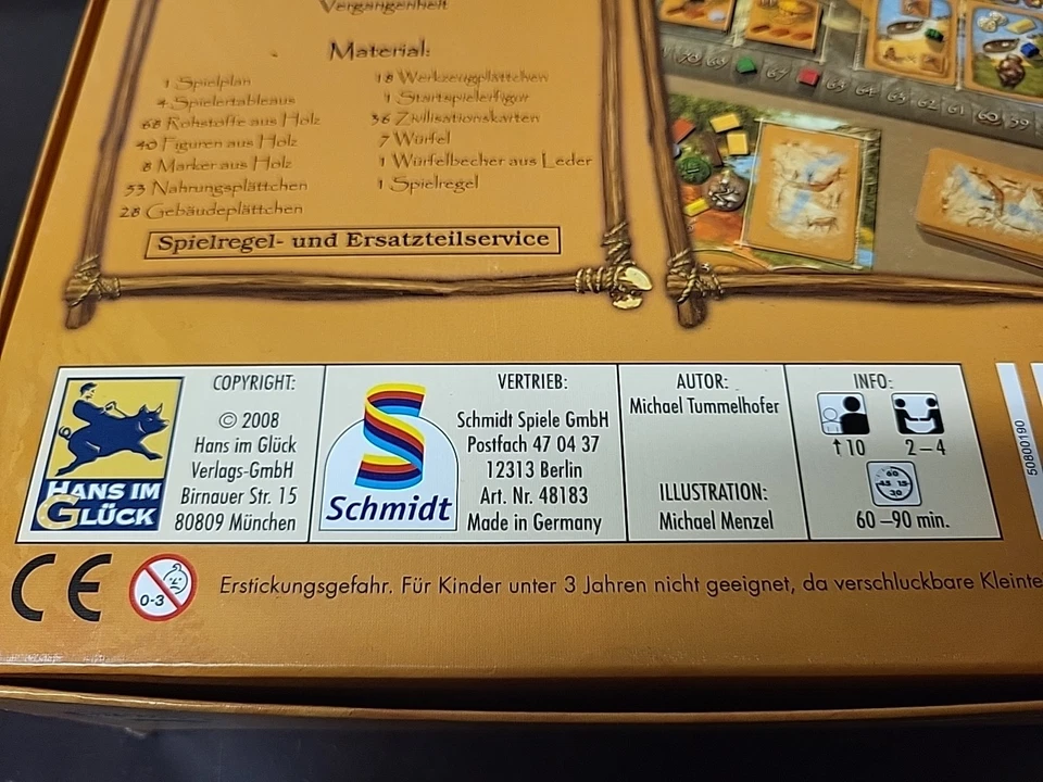 Brettspiel - Stone Age: Das Ziel ist dein Weg - Hans im Glück - SdJ 2008 - Bild 3 von 4