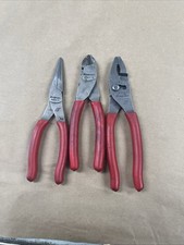 Snap On Snap-on 3 Piece Plier Cutter Set Red 96acf 87acf 47acf