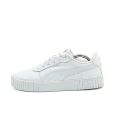 PUMA Damen Cali Star Schuhe Weiß Leder Low-Top Atmungsaktiv Sneaker EU 38