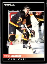 1992 Score Pinnacle Jyrki Lumme #65