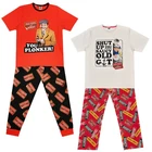 Mens Only Fools & Horses Pyjamas Del Boy Pyjamas Top Bottoms Fathers Day Gift