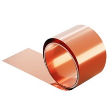Copper Sheet Strip 0.01mm 0.02mm 0.03mm - 8mm Widths Flexible Pure Copper C101