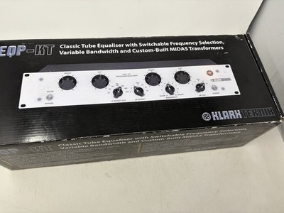 Klark Teknik EQP-KT Classic Tube Equaliser with Switchable-Frequency Complete