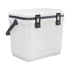 Insulated Hard Cooler 38 QT Portable Cooler 54 Can Capacity with Cup Holder