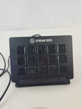 Elgato Stream Deck Live Content Creation Controller - Black, 15 Keys with stand