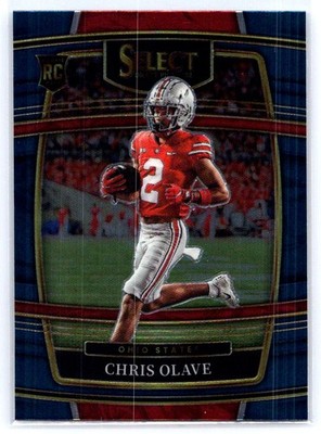 2022 Panini Select Draft Picks #5 Chris Olave Blue (Retail Base)