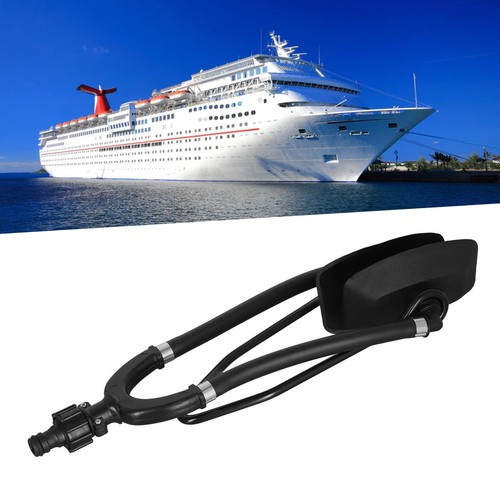 Boat Motor Flusher Nylon Dual Water Feed Rectangular Cup Muffs Outboard FA - Foto 16 di 22