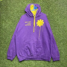 Red Hot Chili Peppers Hoodie Mens XL Graphic Band Hooded Sweatshirt Tour Rock