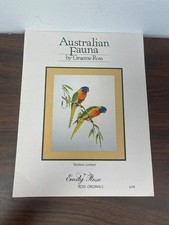 Australian Fauna Rainbow Lorikeet Cross Stitch Pattern by Graeme Ross L210