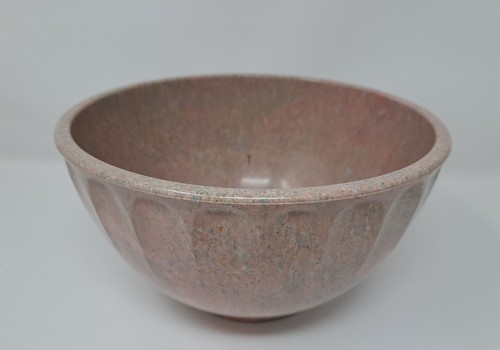 Boonton Ware Confetti Melmac Thumbprint Mixing Bowl USA 4 Quart BIN11
