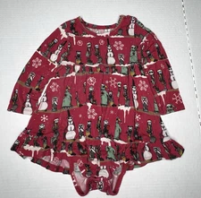 Posh Peanut Nightmare Before Christmas Folly & Fright Twirl Bodysuit Size 2T