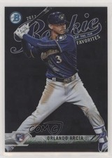 2017 Bowman Orlando Arcia #ROYFI-OA Rookie RC 7ut