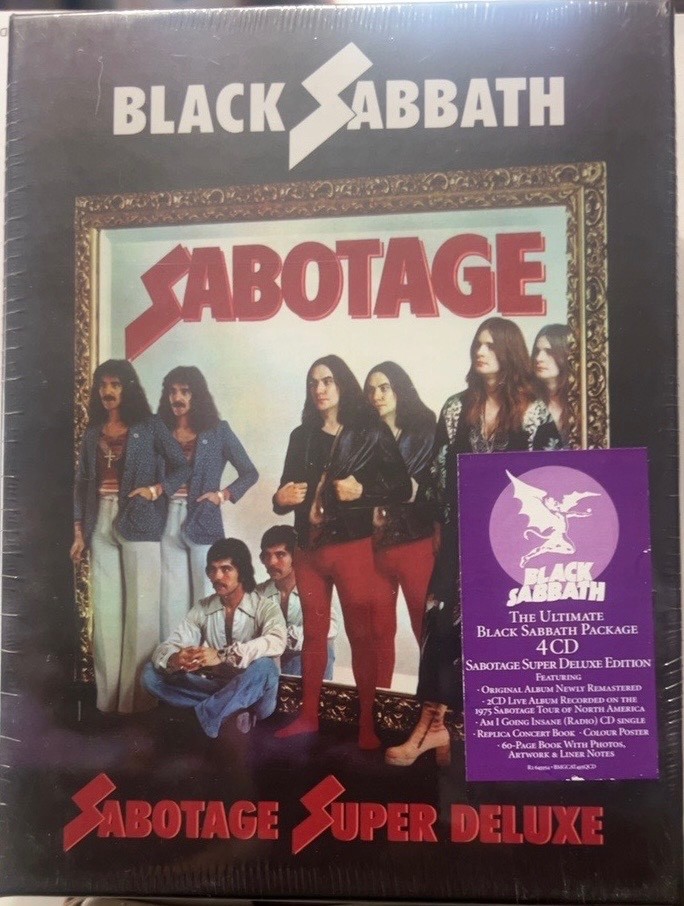 BLACK SABBATH -SABOTAGE SUPER DELUXE EDITION - 4 CD BOX SET